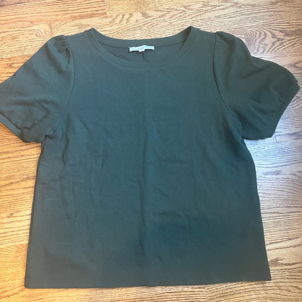 LOFT short sleeve sweater